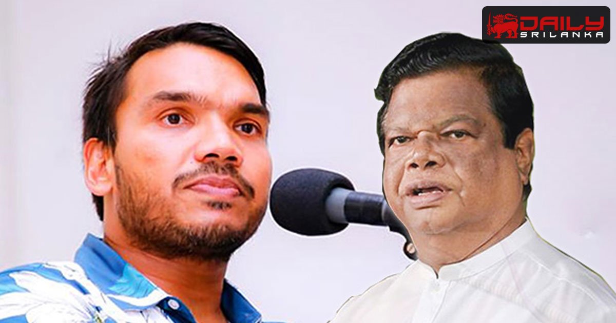 නාමල් රාජපක්ෂට එරෙහිව බන්දුල ගුණවර්ධන මහතා පොලිසියට යයි.