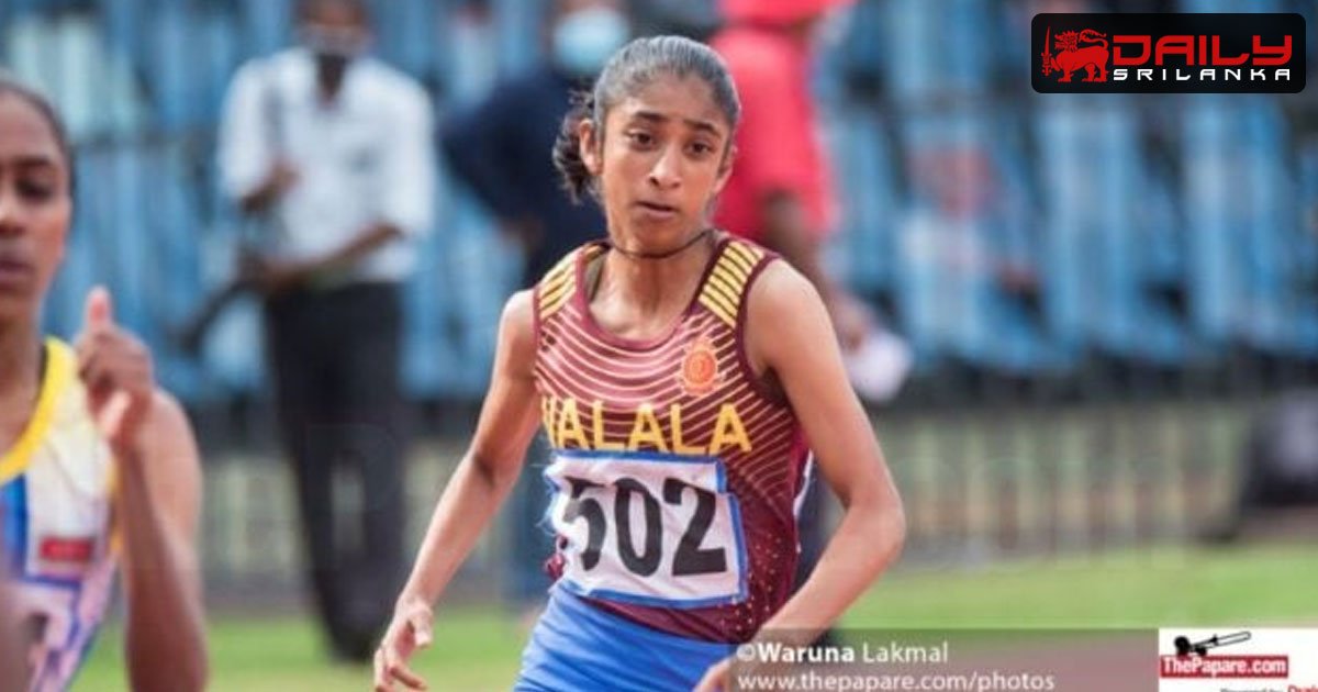 තරුෂි කරුණාරත්න 08 වැනි ස්ථානයට.