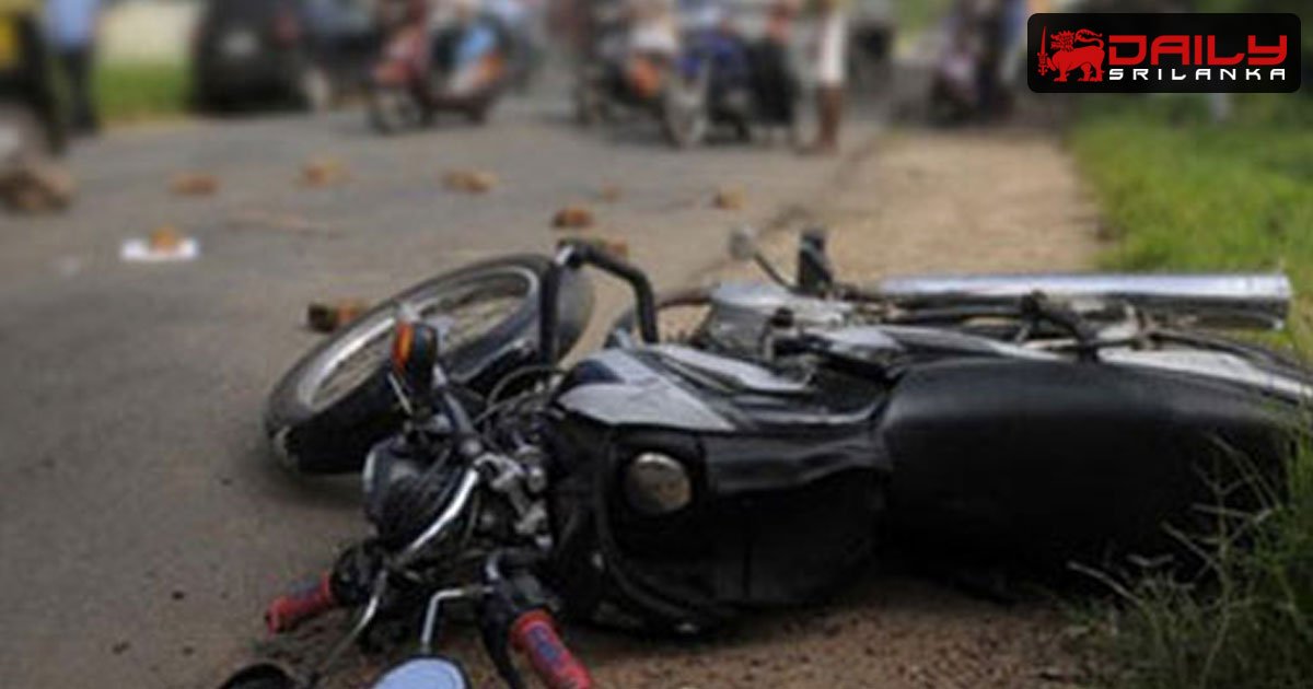 බෙලිගමුවේ යතුරුපැදි අනතුරකින් යුවලක් මරුට
