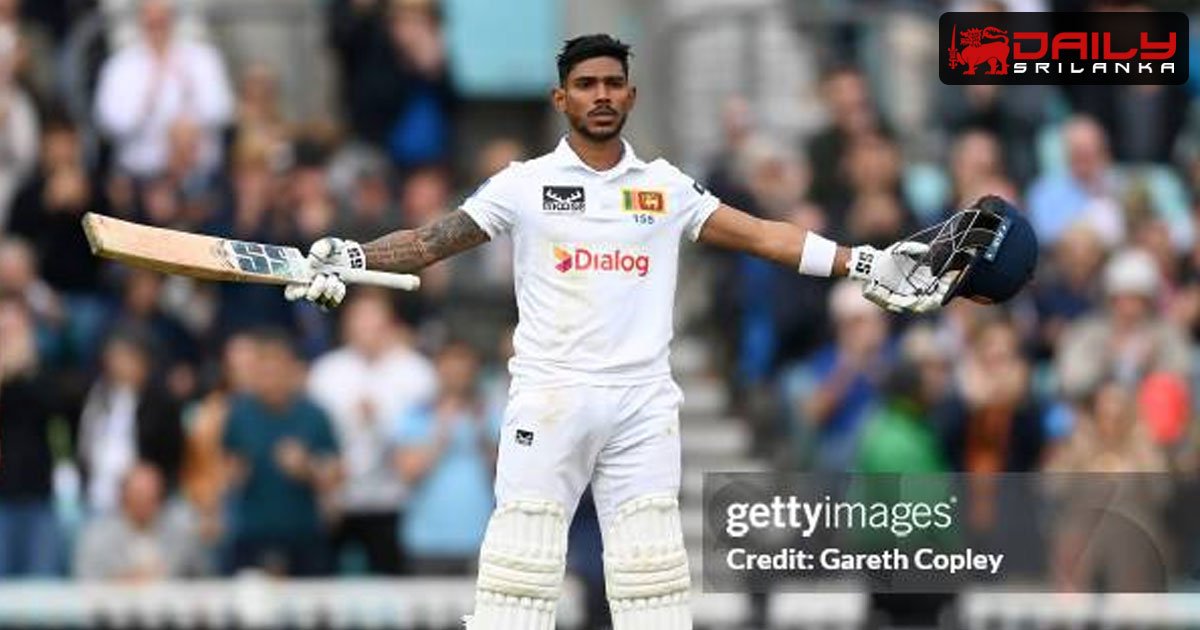පැතුම් නිස්සංක සිය ටෙස්ට් ක්‍රිකට් දිවියේ තෙවන ශතකය රැස්කරයි