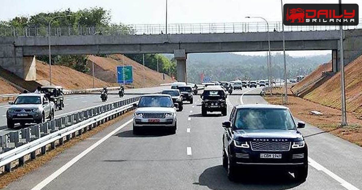 අධිවේගයේ යන සියලු වාහනවලට සීට් බෙල්ට් අනිවාර්යයයි