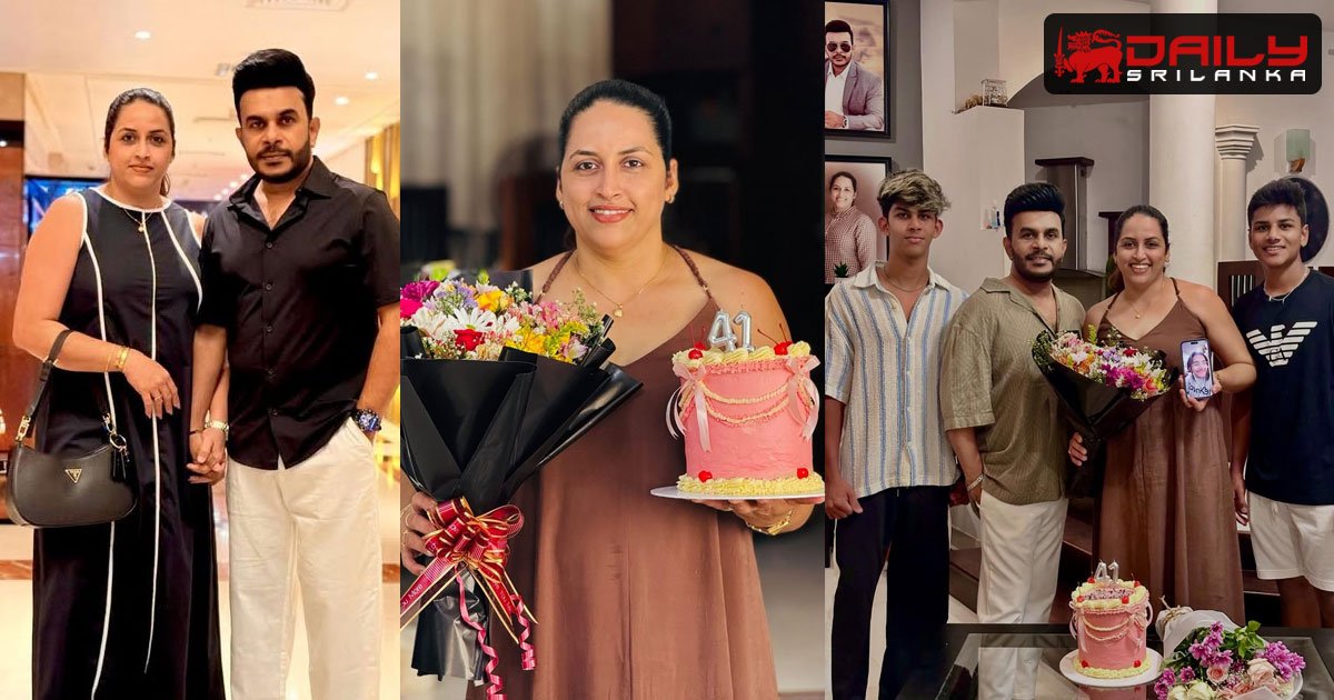 රොෂාන් ප්‍රනාන්දුගේ බිරිද උපන්දිනය සැමරුවේ මෙහෙමයි